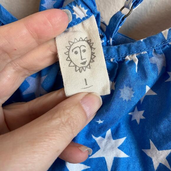 Printfresh Celestial Skys Blue Sleep Tank Top Size Large - Picture 3 of 5